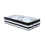Laura Hill King Single Mattress Bed Size Euro Top 5 Zone Spring Foam 34cm - Side View