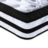 Laura Hill King Single Mattress Bed Size Euro Top 5 Zone Spring Foam 34cm - 45-Degree Angle