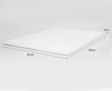 Laura Hill High Density Mattress foam Topper 5cm - Double - Close-Up Angle