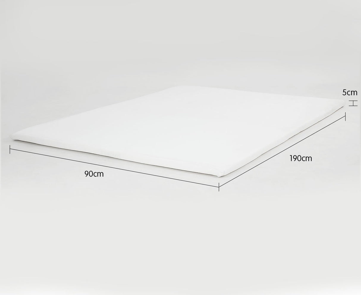 Laura Hill High Density Mattress foam Topper 5cm - Single