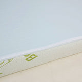 Laura Hill Cool Gel Memory Foam Mattress Topper Bamboo Fabric Cover Double - Close-Up Angle