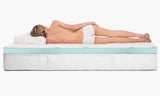 Laura Hill Cool Gel Memory Foam Mattress Topper - King Single - Rear View