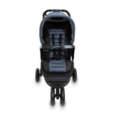 Veebee Navigator Stroller 3-wheel Pram For Newborns To Toddlers - Glacier - Close-Up Angle