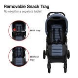 Veebee Nav 4 Stroller Lightweight Pram For Newborns To Toddlers - Glacie - Extra Image