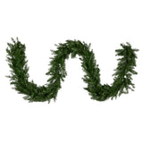 Christabelle 2.74m Christmas Garland with LED Lights Dunhill Shimmer Fir Tree Decoration Ornament - Front View