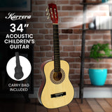 Karrera 34-Inch Acoustic Guitar for Kids - Natural Wood Finish
