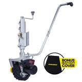 Novawinch Mini Mover 12v 550w Gen3 Electric Motorised Jockey Wheel - Front View