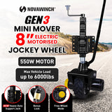 Mini Mover Gen3 12V 550W Electric Motorised Jockey Wheel - Black