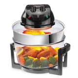 Pronti 17L Turbo Convection Oven with Broiler & Extender Ring - A18 Black