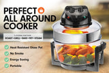Pronti 17L Turbo Convection Oven with Broiler & Extender Ring - A18 Black - Extra Image