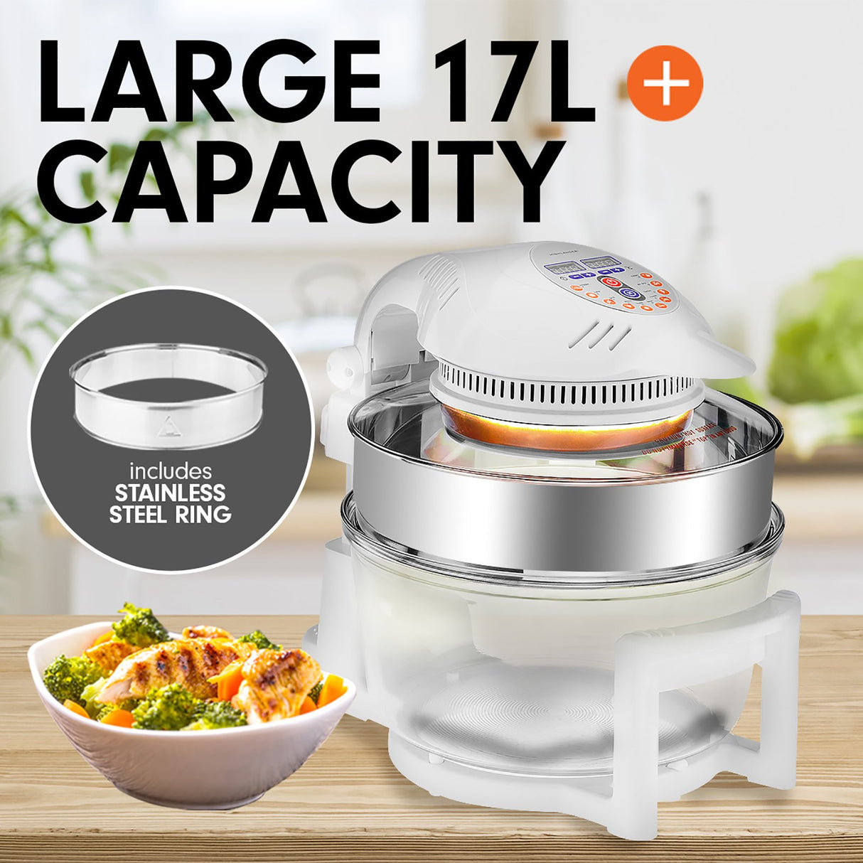 Highlander 17L Rapid Air Fryer & Convection Oven