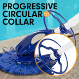 HydroActive Automatic Swimming Pool Vacuum Cleaner Leaf Eater ABS Diaphragm - 45-Degree Angle
