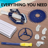 HydroActive Automatic Swimming Pool Vacuum Cleaner Leaf Eater Diaphragm - Low Angle