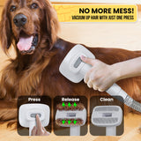 Furtastic 8-in-1 XL Pet Grooming Kit Vacuum Cleaner