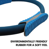 Powertrain Pilates Ring Band Yoga Home Workout Exercise Band - Blue - Rear View