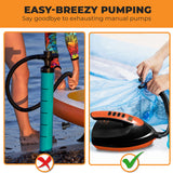 Kahuna Portable Electric Air Pump 12V for Inflatable Paddle Boards - Rear View