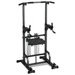 Powertrain Power Tower Pull Up Chin Up Dip Station Adjustable Multi-Function Home Gym Strength Training Equipment