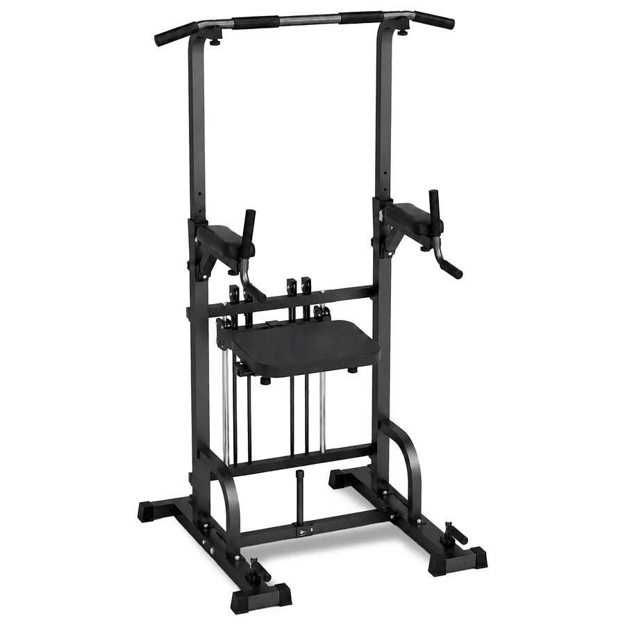 Powertrain Power Tower Pull Up Chin Up Dip Station Adjustable Multi-Function Home Gym Strength Training Equipment