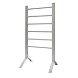 Pronti Heated Towel Rack Electric Bathroom Towel Rails Warmer 100w - Silver - Front View