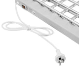 Pronti Heated Towel Clothes Rack Dryer Warmer Rack Airer Heat Line Hanger Laundry - Rear View
