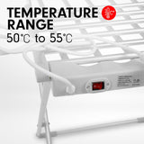 Pronti Heated Towel Clothes Rack Dryer Warmer Rack Airer Heat Line Hanger Laundry - Close-Up Angle