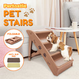 Furtastic 50cm Foldable Step Ladder Stairs - Brown - Extra Image