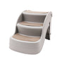 Furtastic Foldable Pet Stairs In Grey - 38cm Dog Ladder Cat Ramp
