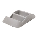 Furtastic Foldable Pet Stairs In Grey - 38cm Dog Ladder Cat Ramp - Side View