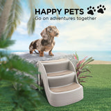 Furtastic Foldable Pet Stairs In Grey - 38cm Dog Ladder Cat Ramp - Extra Image