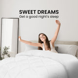 Laura Hill Microfibre Bamboo Comforter Quilt 700gsm - Queen - 45-Degree Angle