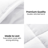 Laura Hill 800GSM Goose Down Feather Comforter Doona - Super King - Extra Image