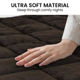 Laura Hill 500GSM Faux Mink Quilt Comforter - Super King - Close-Up Angle