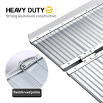 Kartrite 4ft Portable Aluminium Folding Wheelchair Ramp 275kg Heavy Duty Non-Slip Suitcase Ramp for Steps Kerbs