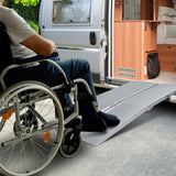 Kartrite 4ft Aluminium Foldable Wheelchair Ramp Non-Slip R02 Silver - Extra Image