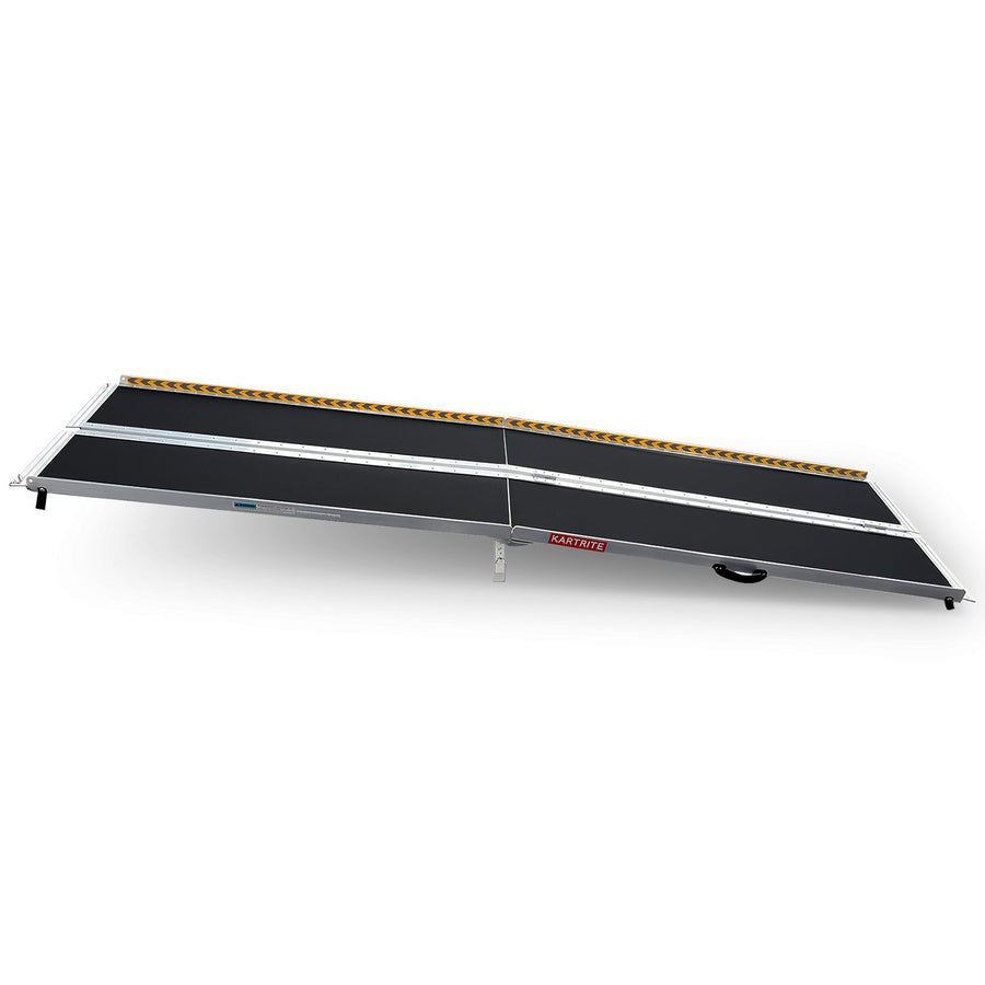 Kartrite 10ft Folding Aluminium Wheelchair Ramp Anti-Slip Portable Suitcase Mobility Scooter Ramp 275kg