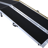 Kartrite Aluminium Wheelchair Ramp with Leg Support - 8ft - Rear View