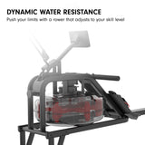 Powertrain 13L Water Resistance Rowing Machine Rower - Side View