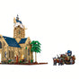 Sluban B1532 Model Kit 44cm Battle Of Sainte Mere Eglise D-Day WWII Paratrooper Army Building Blocks DIY Set Toy