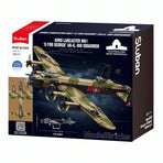 Sluban Model Kit 1:44 Lancaster Bomber G For George Plane WWII RAAF Air Force Military Building Blocks DIY Set Toy Sluban B1609