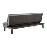 Sarantino 3 Seater Modular Faux Linen Fabric Sofa Bed Couch -Dark Grey - Extra Image
