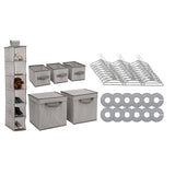 Delta Children 48 Piece Nursery Storage Set Cool Grey
