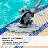 HydroActive Automatic Swimming Pool Vacuum Cleaner Leaf Eater Turtle - Close-Up Angle