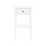 Sarantino Rue Bedside Table - White