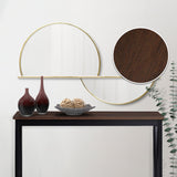 Sarantino Cielo 2-Tier Console Table Dark Walnut - Extra Image