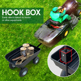 Kartrite Garden Dump Cart Dumper Wagon Carrier Wheel Barrow  125L - Low Angle