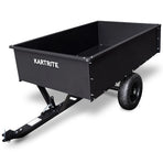 Kartrite 816kg Heavy-Duty Steel Dump Cart with Quick-Release Dumping Handle