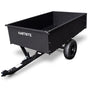 Kartrite 816kg Heavy-Duty Steel Dump Cart with Quick-Release Dumping Handle