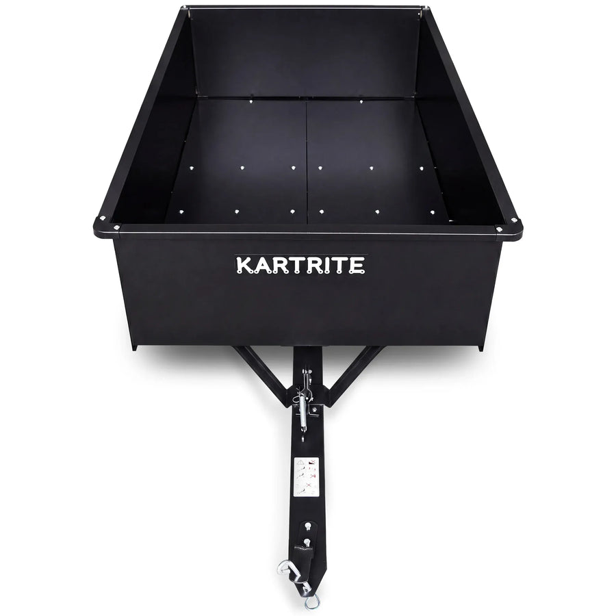 Kartrite 816kg Heavy-Duty Steel Dump Cart with Quick-Release Dumping Handle