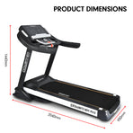 Powertrain MX3 Treadmill Performance Home Gym Cardio Machine, image 4