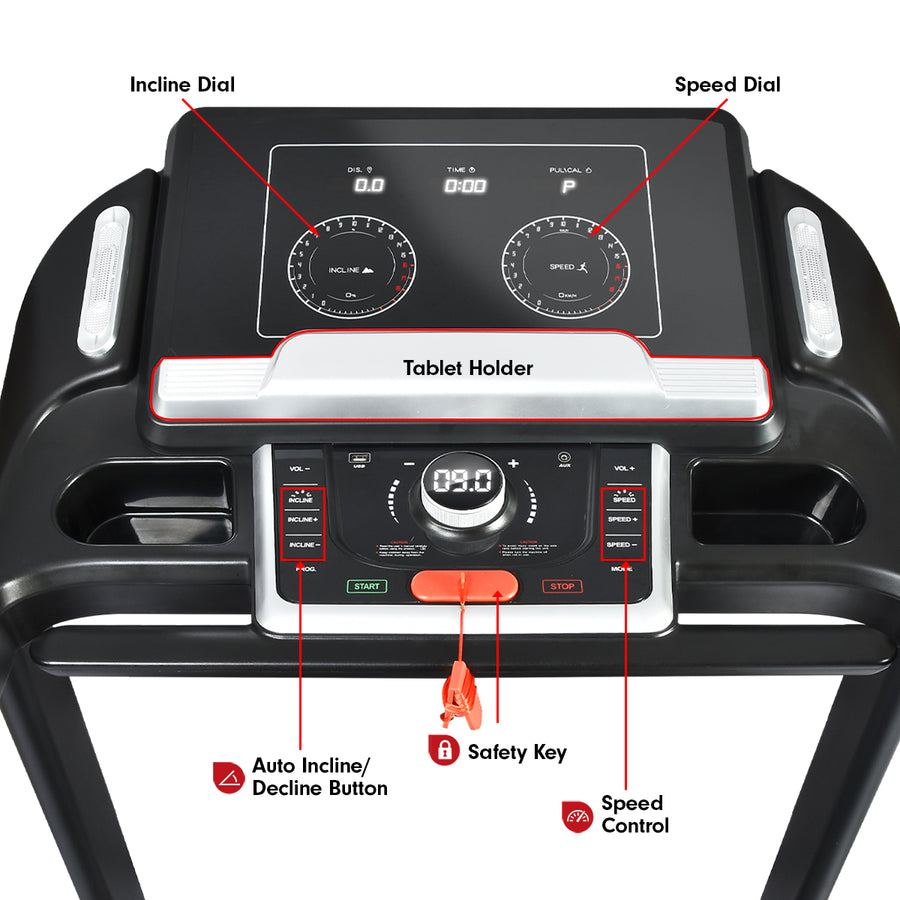 Powertrain MX3 Treadmill Performance Home Gym Cardio Machine, image 10